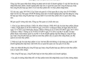 Công văn 4881/TCHQ-GSQL năm 2013 thủ tục nhập khẩu thực phẩm