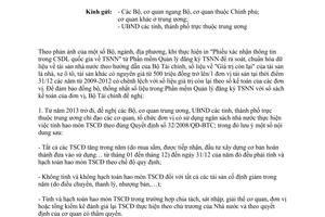 Công văn 11546/BTC-QLCS năm 2013 hạch toán hao mòn tài sản cố định