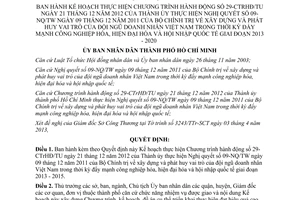 Quyết định 4228/QĐ-UBND năm 2013 phát huy đội ngũ doanh nhân 2013 2015 Hồ Chí Minh