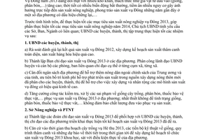 Chỉ thị 20/CT-UBND năm 2013 chỉ đạo sản xuất vụ Đông 2013 Nghệ An