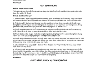 Thông tư 21/2013/TT-BYT tổ chức hoạt động Hội đồng Thuốc điều trị bệnh viện