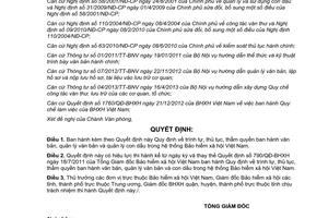 Quyết định 888/QĐ-BHXH năm 2013 trình tự ban hành quản lý văn bản BHXH Việt Nam