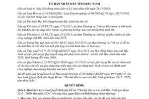 Quyết định 293/QĐ-UBND 2013 Thu hút đầu tư Bắc Ninh giai đoạn 2013 - 2020 tầm nhìn 2030