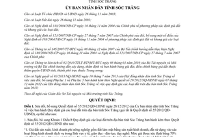 Quyết định 27/2013/QĐ-UBND về giá các loại đất Sóc Trăng