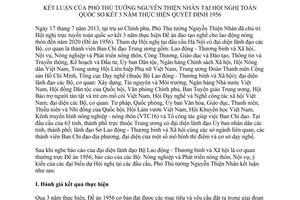 Thông báo 300/TB-VPCP năm 2013 kết luận hội nghị toàn quốc sơ kết 3 năm