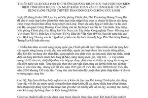 Thông báo 299/TB-VPCP 2013 kiểm điểm tình hình nhập khẩu than xây dựng cảng