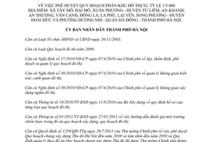 Quyết định 4874/QĐ-UBND phê duyệt Quy hoạch phân khu đô thị S3 Hà Nội 2013