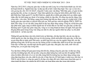 Chỉ thị 20/CT-UBND năm 2013 thực hiện nhiệm vụ năm học 2013 2014 Long An