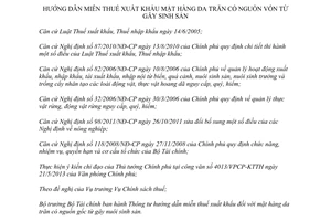 Thông tư 116/2013/TT-BTC năm 2013 miễn thuế xuất khẩu mặt hàng da trăn