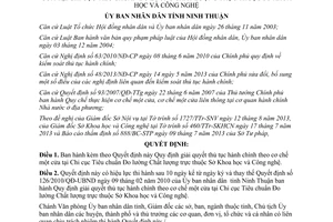 Quyết định 53/2013/QĐ-UBND giải quyết thủ tục hành chính cơ chế một cửa Ninh Thuận