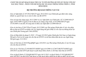 Quyết định 2480/QĐ-BGTVT 2013 bảo trì đường huyện sử dụng vốn dư sau đấu thầu Bình Định