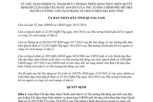 Quyết định 2599/QĐ-UBND năm 2013 tham mưu hỗ trợ người có công cách mạng nhà ở Quảng Nam