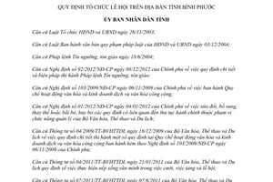 Quyết định 34/2013/QĐ-UBND tổ chức lễ hội Bình Phước