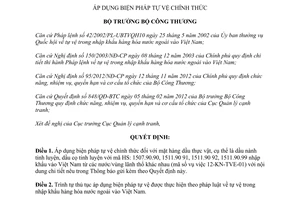 Quyết định 5987/QĐ-BCT năm 2013 áp dụng biện pháp tự vệ chính thức