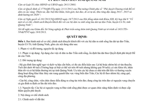 Quyết định 2177/2013/QĐ-UBND khuyến khích hộ dân ra sinh sống lâu dài tại đảo Trần Cô Tô