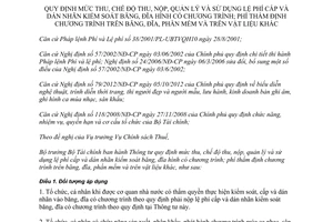 Thông tư 121/2013/TT-BTC lệ phí cấp và dán nhãn kiểm soát băng đĩa hình