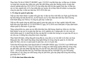 Chỉ thị 09/CT-UBND năm 2013 thực hiện nhiệm vụ giáo dục đào tạo 2013 2014 Tây Ninh