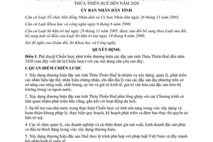 Quyết định 1746/QĐ-UBND 2013 Chiến lược phát triển thương hiệu đặc sản Thừa Thiên Huế 2020