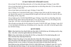 Quyết định 23/2013/QĐ-UBND đào tạo bồi dưỡng công viên chức thu hút nguồn nhân lực Kiên Giang