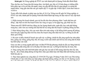 Công văn 2375/TT-CLT năm 2013 chỉ đạo cấp bách ứng phó bão số 10