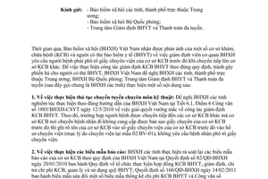 Công văn 3869/BHXH-CSYT 2013 giải quyết vướng mắc giám định khám chữa bệnh bảo hiểm y tế