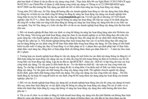 Công văn 1046/SXD-HĐXD năm 2013 đăng ký xác định công bố thông tin năng lực hoạt động xây dựng Đắk Lắk