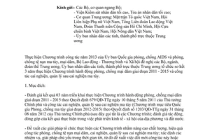 Công văn 3586/LĐTBXH-PCTNXH năm 2013 sơ kết 03 năm phòng chống mại dâm công tác cai nghiện