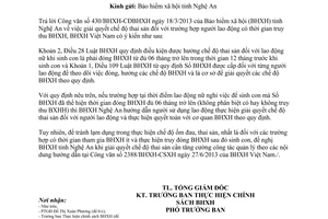 Công văn 3727/BHXH-CSXH 2013 chế độ thai sản thời gian truy thu bảo hiểm xã hội