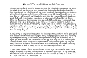 Công văn 2066/ATTP-NĐ năm 2013 bảo đảm an toàn thực phẩm phòng chống ngộ độc