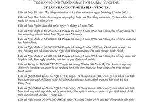 Quyết định 36/2013/QĐ-UBND chi hoạt động kiểm soát thủ tục hành chính Bà Rịa Vũng Tàu