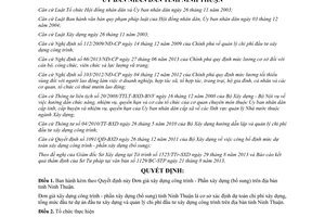 Quyết định 63/2013/QĐ-UBND Đơn giá xây dựng công trình Ninh Thuận