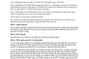 Thông tư 131/2013/TT-BTC mức thu nộp quản lý phí qua phà Đại Ngãi