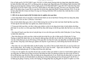 Thông báo 337/TB-BTC 2013 thực hiện Chương trình luật pháp lệnh 2014