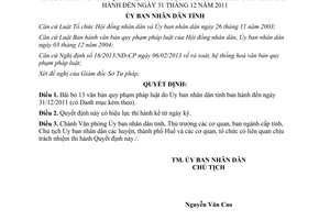 Quyết định 1881/QĐ-UBND 2013 bãi bỏ văn bản pháp luật Ủy ban Thừa Thiên Huế