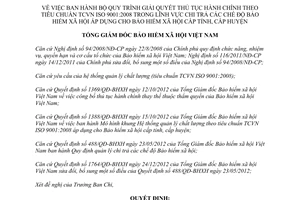 Quyết định 1023/QĐ-BHXH năm 2013 giải quyết thủ tục hành chính chi trả chế độ Bảo hiểm