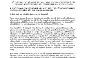 Chương trình 1229/CTr-SCT năm 2013 hỗ trợ sản xuất kinh doanh tiểu thủ công nghiệp Bến Tre