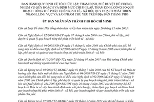 Quyết định 39/2013/QĐ-UBND tổ chức định mức chi phí phát triển kinh tế xã hội Hồ Chí Minh