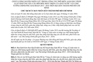 Quyết định 5248/QĐ-UBND năm 2013 kiện toàn nguồn nhân lực phổ biến giáo dục pháp luật