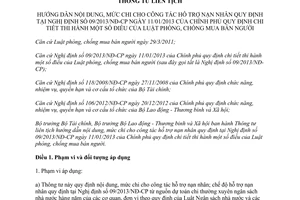 Thông tư liên tịch 134/2013/TTLT-BTC-BLĐTBXH chi hỗ trợ nạn nhân