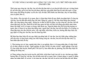 Chỉ thị 06/2013/CT-UBND nâng cao công tác văn thư lưu trữ Bến Tre