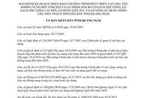 Quyết định 222/QĐ-UBND 2013 phát triển vật liệu xây dựng không nung xóa bỏ lò gạch Quảng Ngãi