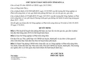 Quyết định 2169/QĐ-UBND năm 2013 tiêm phòng bắt buộc vắc xin gia súc 2014 Sơn La