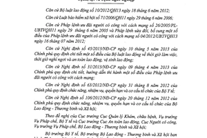 Thông tư liên tịch 28/2013/TTLT-BYT-BLĐTBXH tỷ lệ tổn thương cơ thể thương tích bệnh tật bệnh nghề nghiệp