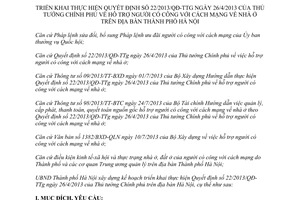 Kế hoạch 153/KH-UBND năm 2013 hỗ trợ người có công với cách mạng nhà ở Hà Nội