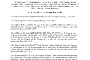 Quyết định 41/2013/QĐ-UBND mức chi hỗ trợ phát thanh truyền hình vùng sâu vùng xa Quảng Ngãi