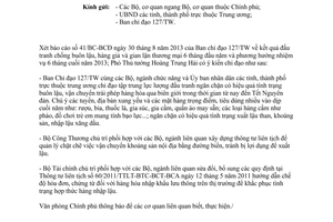 Công văn 8263/VPCP-V.I năm 2013 đấu tranh chống buôn lậu gian lận thương mại