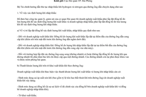 Công văn 13320/BTC-TCHQ năm 2013 thủ tục nhập khẩu khí hydrogen nitrogen Bộ Tài chính