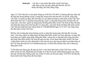 Công văn 3952/BHXH-TCCB năm 2013 Quy chế nâng bậc lương thường xuyên trước thời hạn