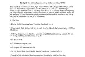 Công văn 843/TTr-HCTH năm 2013 tổ chức đội ngũ cán bộ Thanh tra Bộ Giáo dục