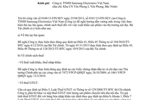 Công văn 13484/BTC-TCHQ năm 2013 hướng dẫn thủ tục hải quan chính sách thuế doanh nghiệp chế xuất